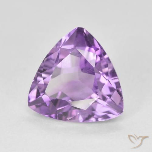 Ametista Violeta Púrpura Natural 2.94ct, Trilhão, VS