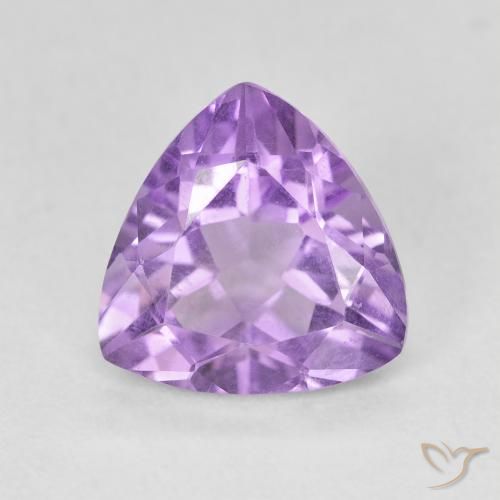 2.70ct Natural Violeta médio Ametista, Trilhão, VS