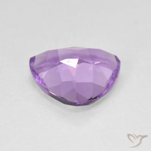 Ametista Violeta médio Natural 2.56ct, Trilhão, VS