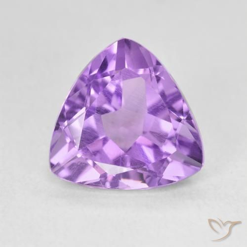 3.02ct Natural Violeta Vívido Ametista, Trilhão, VS