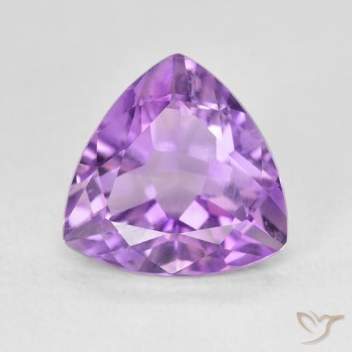 3.06ct Natural Violeta médio Ametista, Trilhão, VS