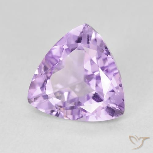 Ametista Violeta rosado Natural 3.03ct, Trilhão, VS
