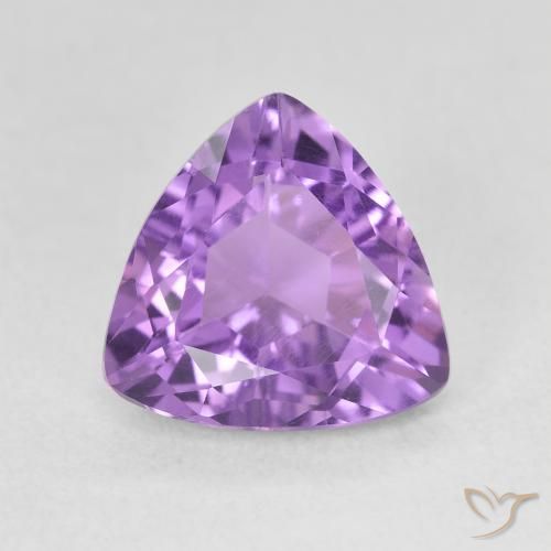 2.78ct Natural Violeta médio Ametista, Trilhão, VVS