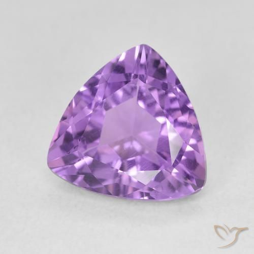 Ametista Violeta médio Natural 2.78ct, Trilhão, VVS