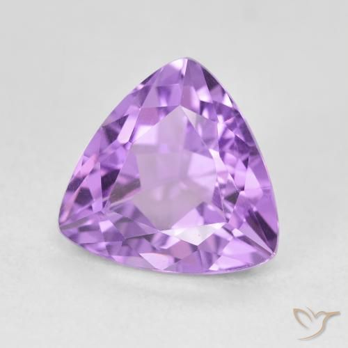 Ametista Violeta rosado Natural 3.06ct, Trilhão, VVS