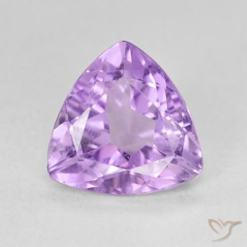 2.73ct Natural íris violeta Ametista, Trilhão, VVS
