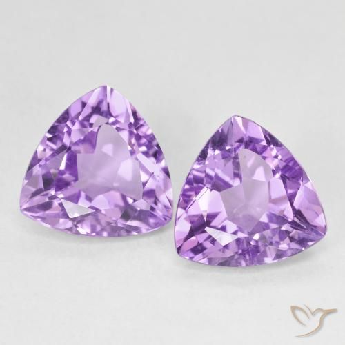 5.61ctw Natural Profundo Iris Violeta Ametista, Trilhão, VS