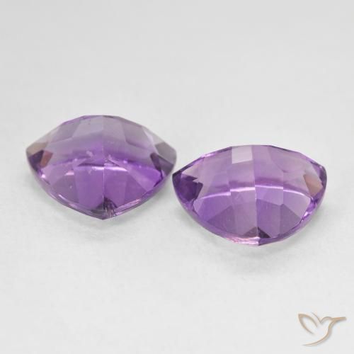 Pedras preciosas de Ametista Violeta rosado natural de 5.56 ct, Trilhão, VS
