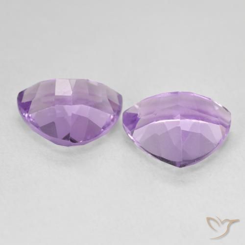 Pedras preciosas de Ametista Profundo Iris Violeta natural de 5.63 ct, Trilhão, VS