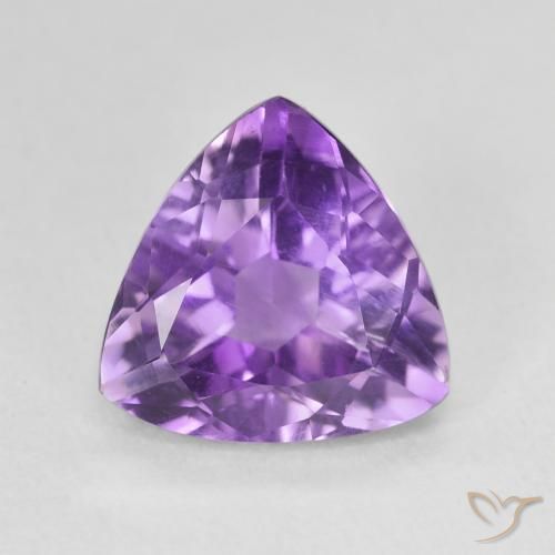 2.73ct Natural Violeta Profundo Ametista, Trilhão, VVS-VS