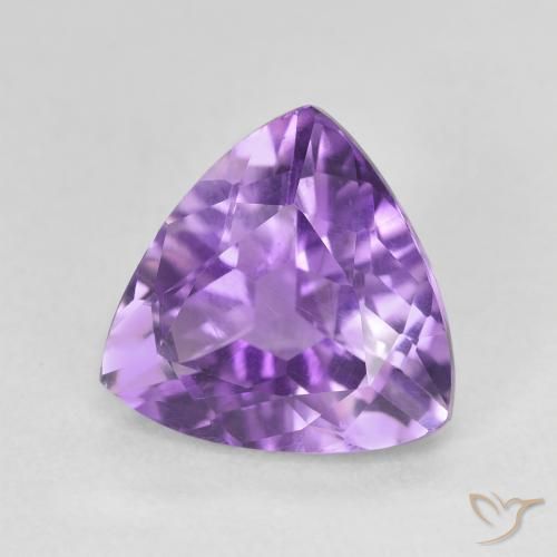 Ametista Violeta Profundo Natural 2.73ct, Trilhão, VVS-VS