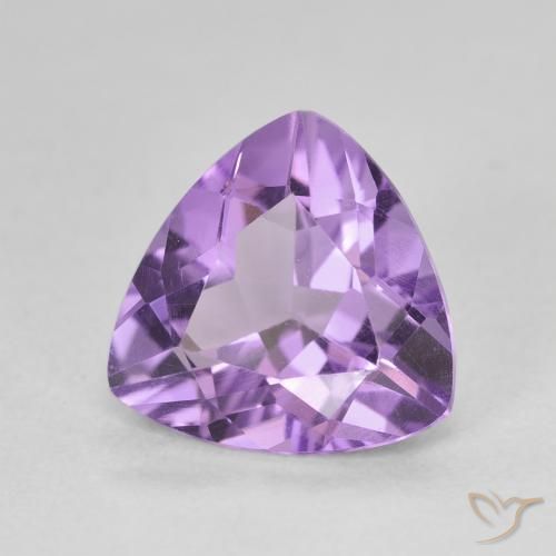 Ametista Violeta médio Natural 2.60ct, Trilhão, VVS