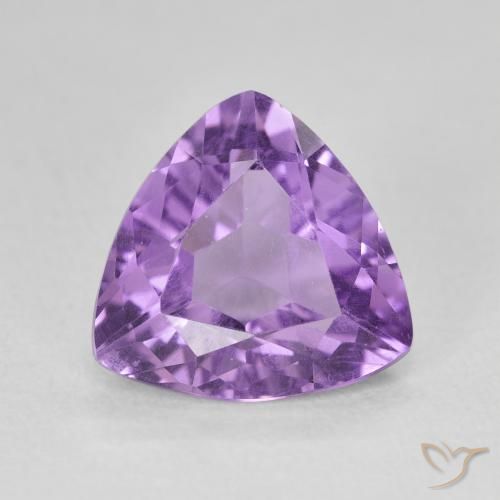 2.75ct Natural Violeta médio Ametista, Trilhão, VVS-VS