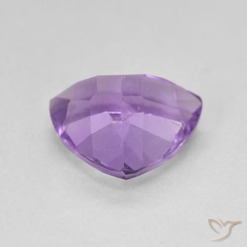 Ametista Violeta médio Natural 2.75ct, Trilhão, VVS-VS