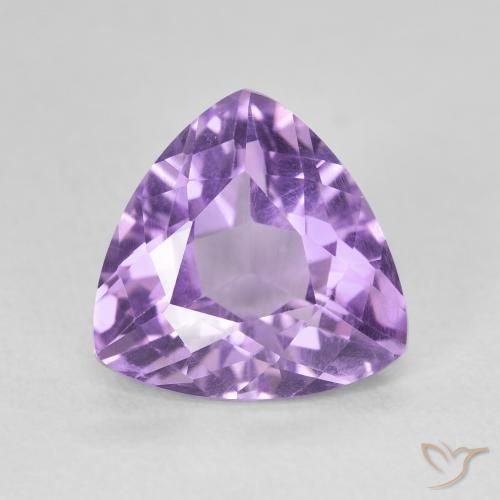 2.85ct Natural Violeta médio Ametista, Trilhão, VVS-VS