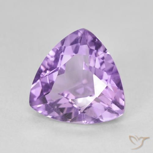 Ametista Violeta médio Natural 2.85ct, Trilhão, VVS-VS