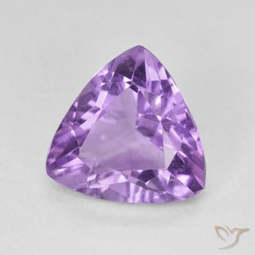 Ametista Violeta Profundo Natural 2.71ct, Trilhão, VVS-VS