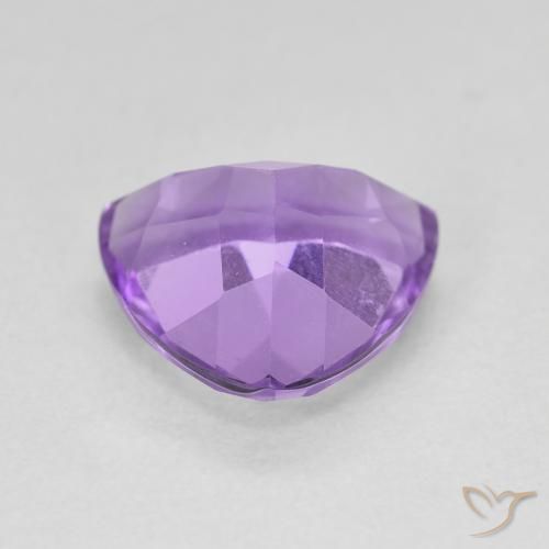 Ametista Violeta Profundo Natural 2.91ct, Trilhão, VVS-VS