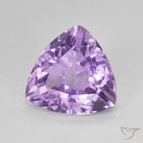 Ametista Violeta médio Natural 2.86ct, Trilhão, VVS-VS