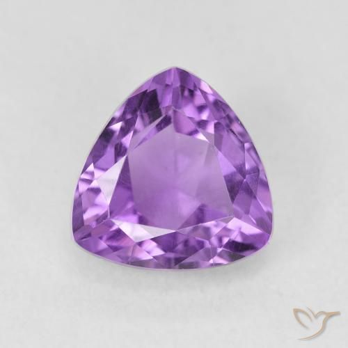 2.70ct Natural Violeta Intenso Ametista, Trilhão, VVS-VS