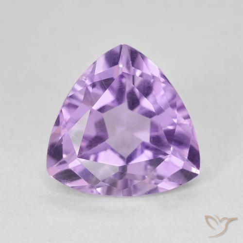 2.97ct Natural Violeta Vívido Ametista, Trilhão, VVS-VS
