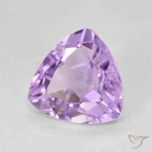 Ametista Violeta Vívido Natural 2.97ct, Trilhão, VVS-VS