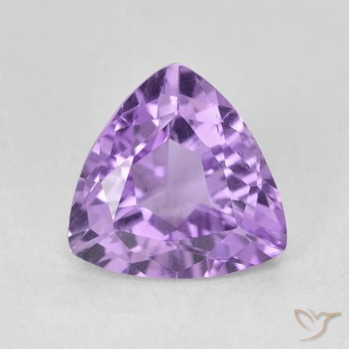 2.78ct Natural Violeta Vívido Ametista, Trilhão, VVS-VS