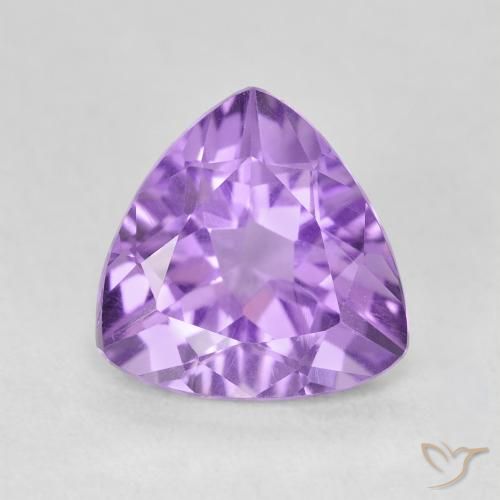 2.83ct Natural Violeta Púrpura Profundo Ametista, Trilhão, VVS-VS