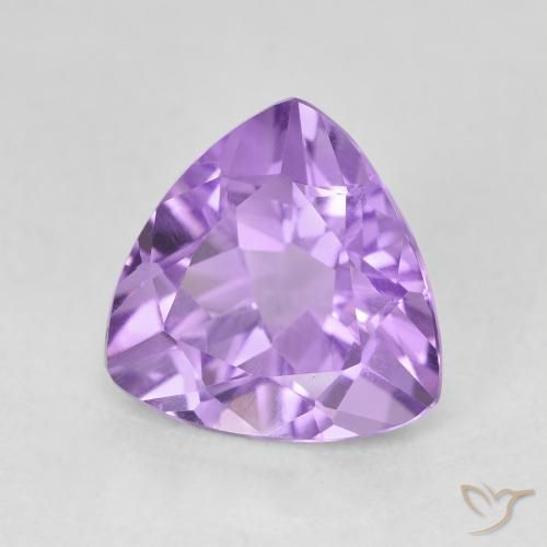 Ametista Violeta Púrpura Profundo Natural 2.83ct, Trilhão, VVS-VS