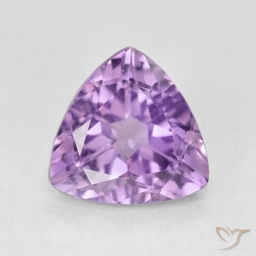 2.84ct Natural Violeta Púrpura Ametista, Trilhão, VVS-VS