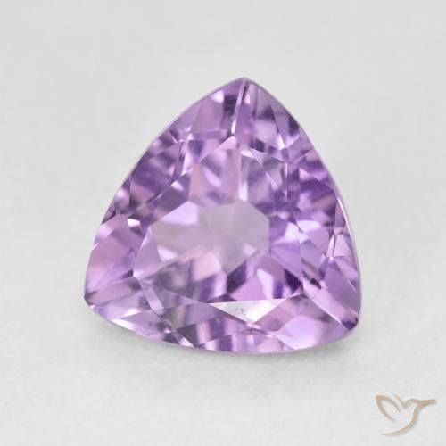 Ametista Violeta Púrpura Natural 2.84ct, Trilhão, VVS-VS