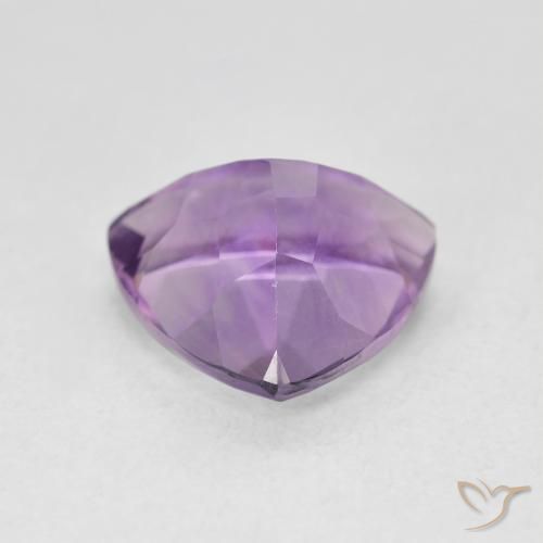 Ametista Violeta Púrpura Natural 2.84ct, Trilhão, VVS-VS