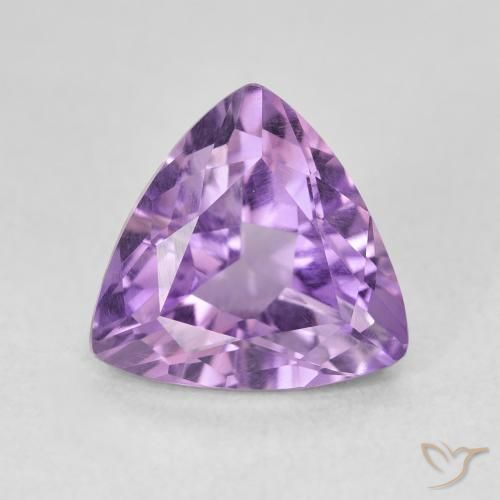 2.82ct Natural Violeta Púrpura Médio Ametista, Trilhão, VVS-VS