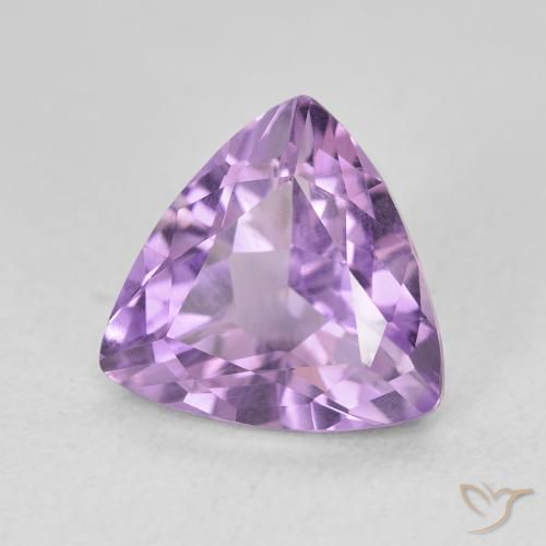 Ametista Violeta Púrpura Médio Natural 2.82ct, Trilhão, VVS-VS