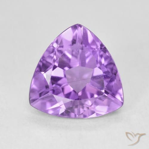 2.97ct Natural Violeta Intenso Ametista, Trilhão, VVS-VS