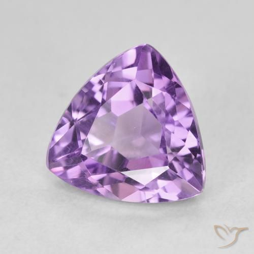 Ametista Berinjela Violeta Natural 3.09ct, Trilhão, VVS