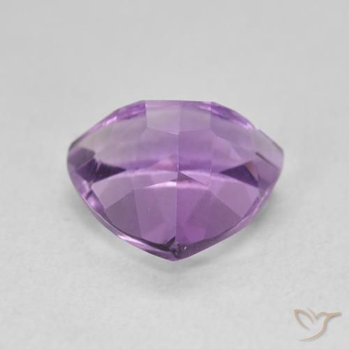 Ametista Berinjela Violeta Natural 3.09ct, Trilhão, VVS
