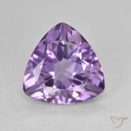 2.99ct Natural Violeta Vívido Ametista, Trilhão, VVS-VS