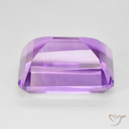 Ametista Violeta rosado claro Natural 20.03ct, Corte Octógono / Esmeralda, VVS