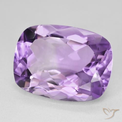 Ametista Profundo Iris Violeta Natural 17.54ct, Almofada, VVS