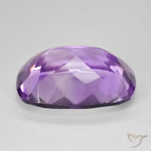 Ametista Profundo Iris Violeta Natural 17.54ct, Almofada, VVS
