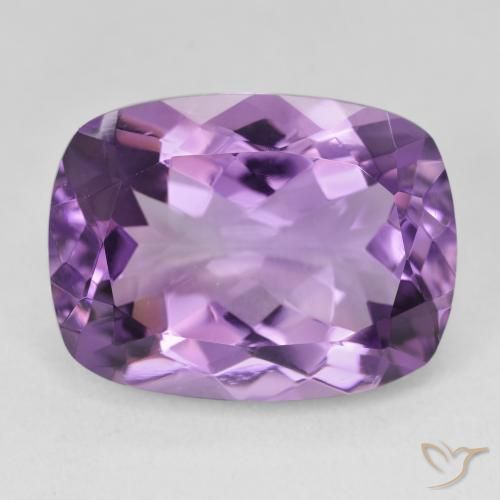 18.33ct Natural Medium Light Purplish-Violet Ametista, Almofada, VVS