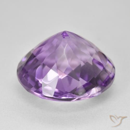 Ametista Violeta Claro-Médio Natural 18.92ct, Redondo, VVS