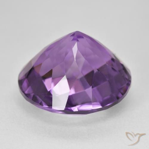 Ametista Violeta Vívido Natural 19.78ct, Redondo, VVS