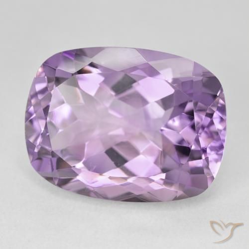 Ametista Violeta rosa médio Natural 19.62ct, Almofada, VVS-VS