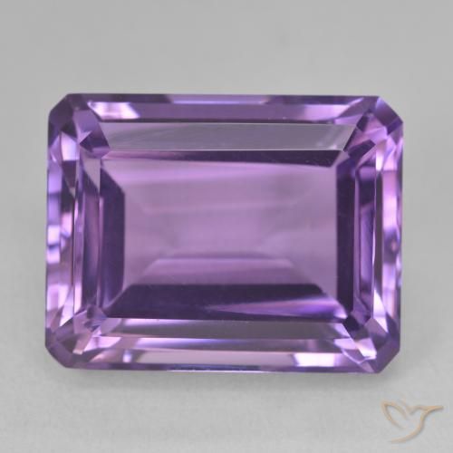 20.04ct Natural Violeta Intenso Ametista, Corte Esmeralda, VVS-VS