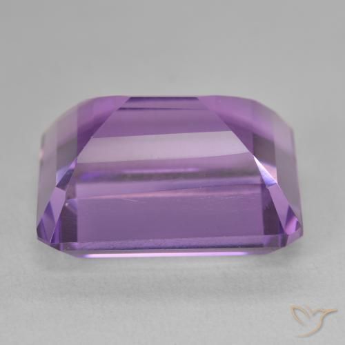 Ametista Violeta Intenso Natural 20.04ct, Corte Octógono / Esmeralda, VVS-VS