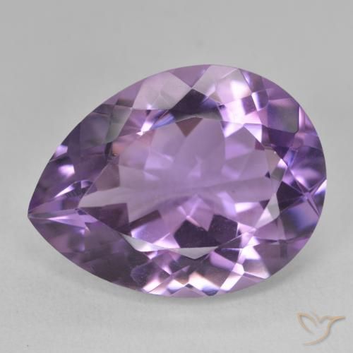 17.70ct Natural Violeta médio Ametista, Formato de pêra, VVS-VS