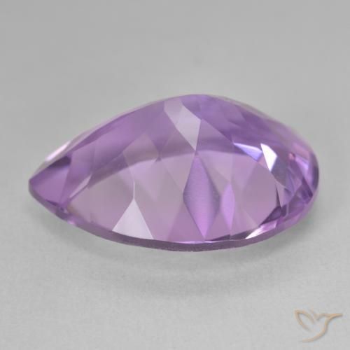Ametista Violeta médio Natural 17.70ct, Formato de pêra, VVS-VS