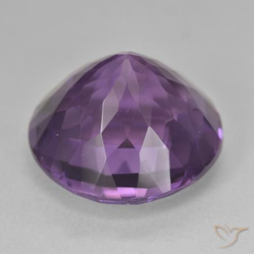 Ametista Violeta médio Natural 19.60ct, Redondo, VVS-VS
